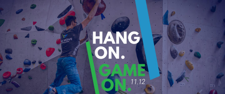 HANG ON. GAME ON. – Concurs de bouldering | 11 decembrie